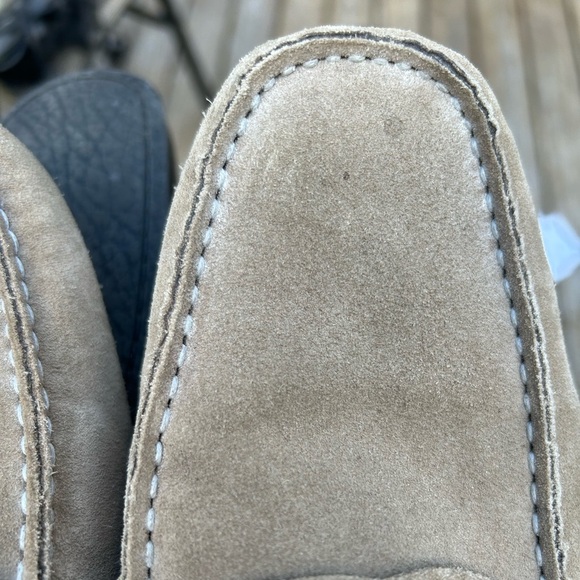 To Boot Mitchum Taupe Suede Driving Shoe - Picture 10 of 11